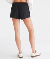 High-Rise Waffle Shorts