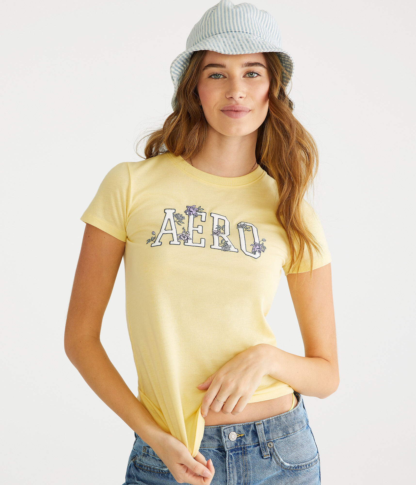 Aero Floral Graphic Tee