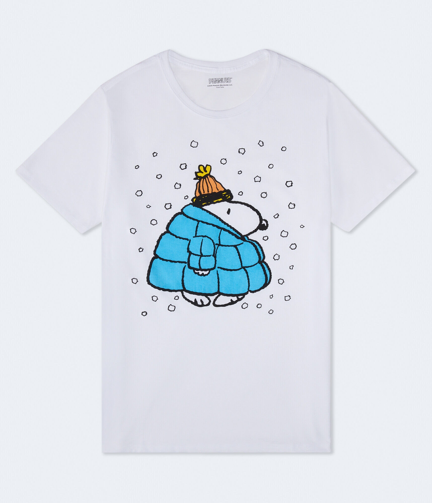 Snoopy Puffer Jacket Oversized Graphic Tee