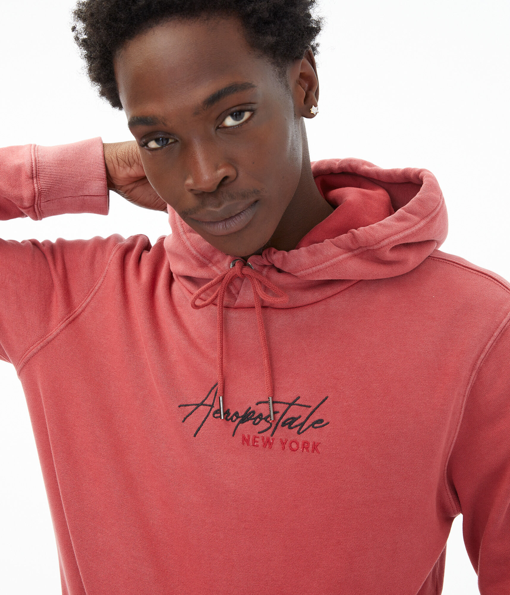 Aeropostale Script Logo Pullover Hoodie
