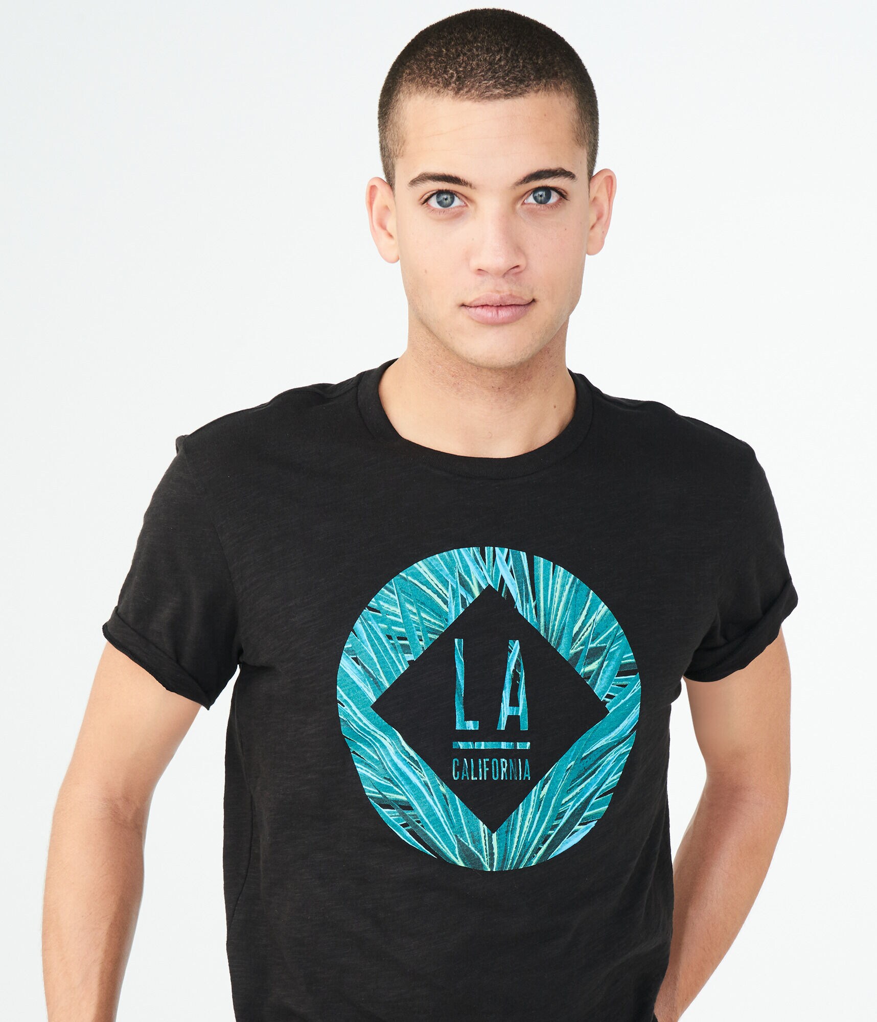 LA Palm Circle Graphic Tee