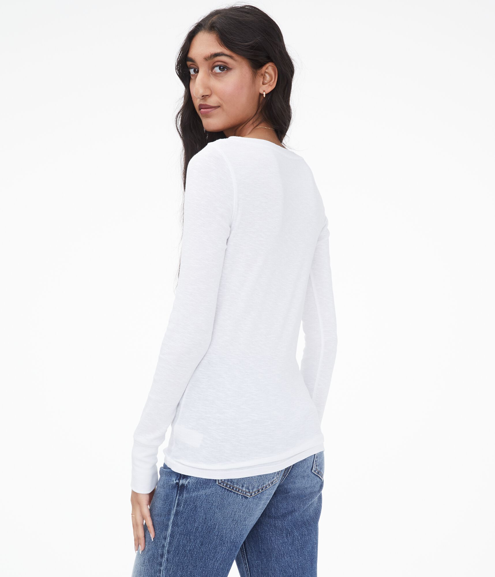 Vertical Aeropostale Graphic Henley