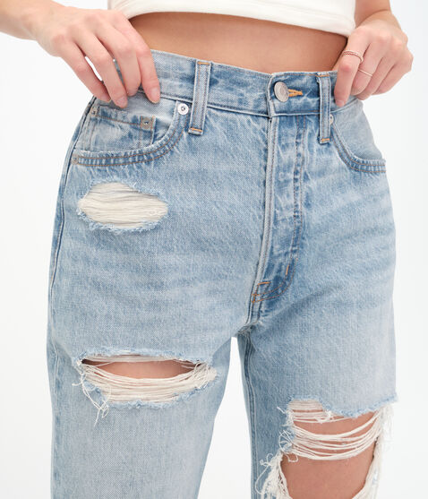 '90s Super High-Rise Straight Hemp Jean