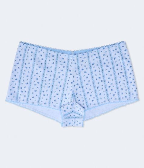 Floral Stripe Mini Boxer Floral Stripe Mini Boxer