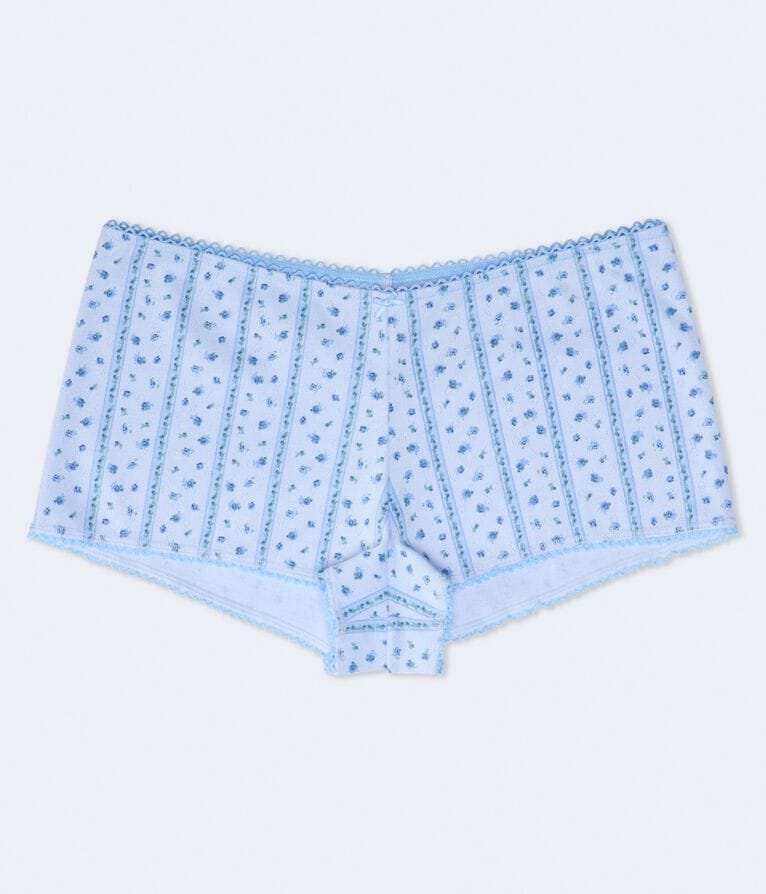 Floral Stripe Mini Boxer