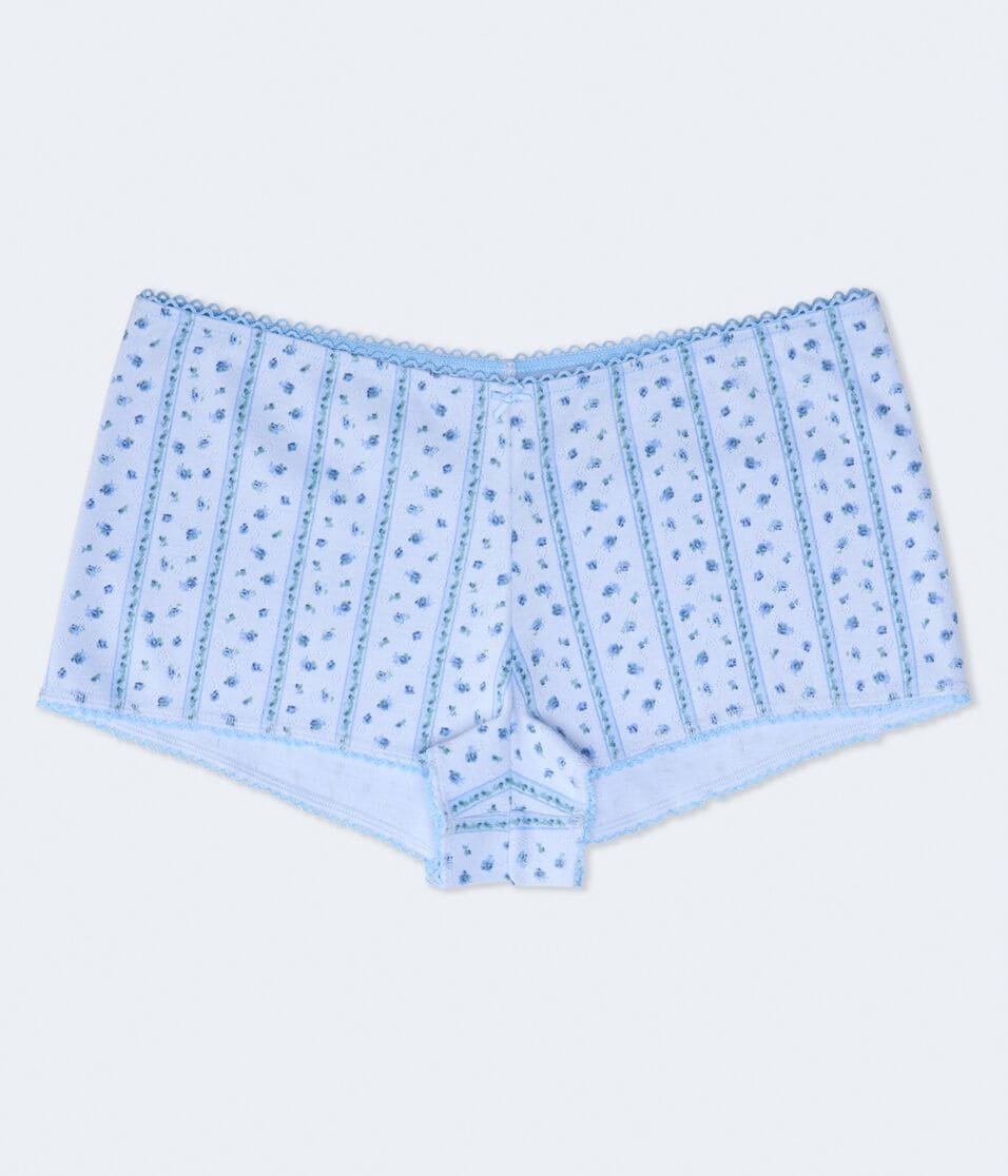 Floral Stripe Mini Boxer