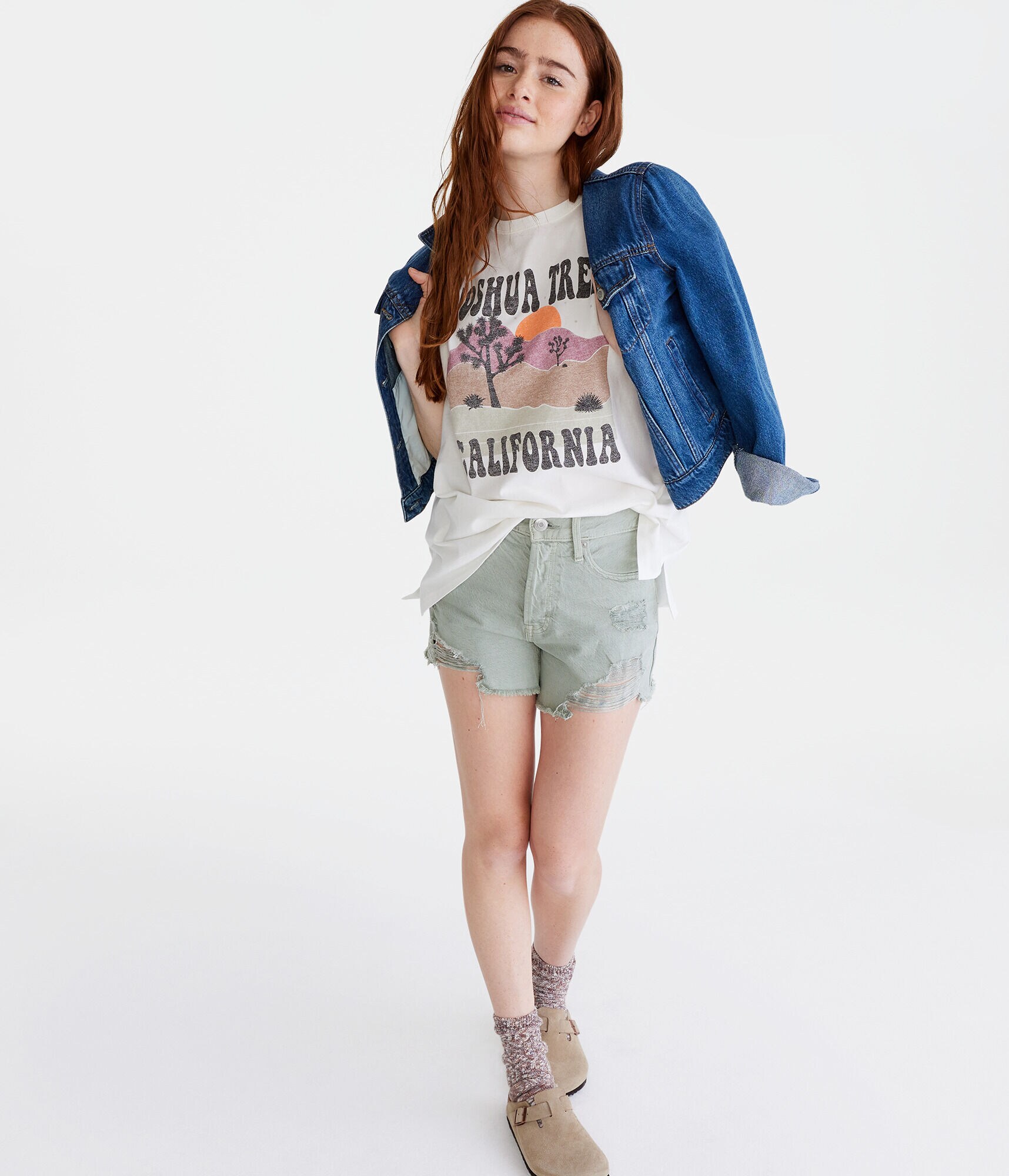 Joshua Tree California Boyfriend Graphic Tee