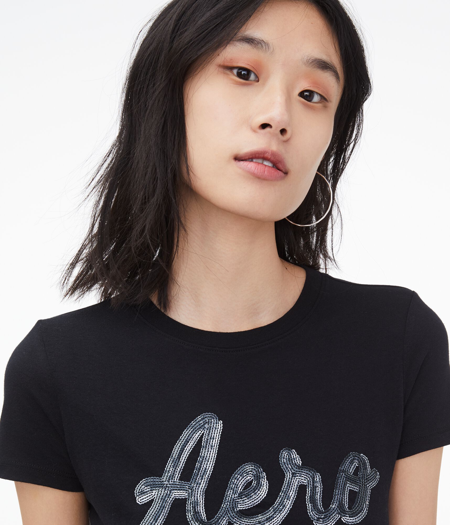 Sequined Aero Graphic Tee