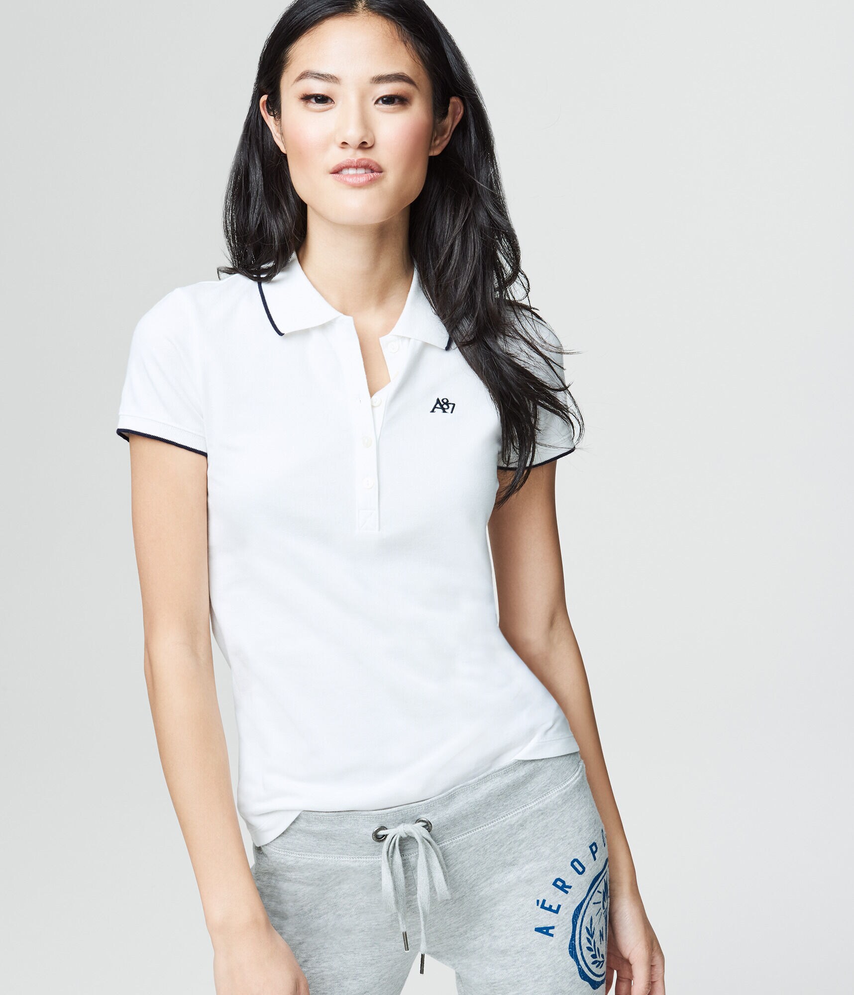 A87 Tipped Piqu&eacute; Polo