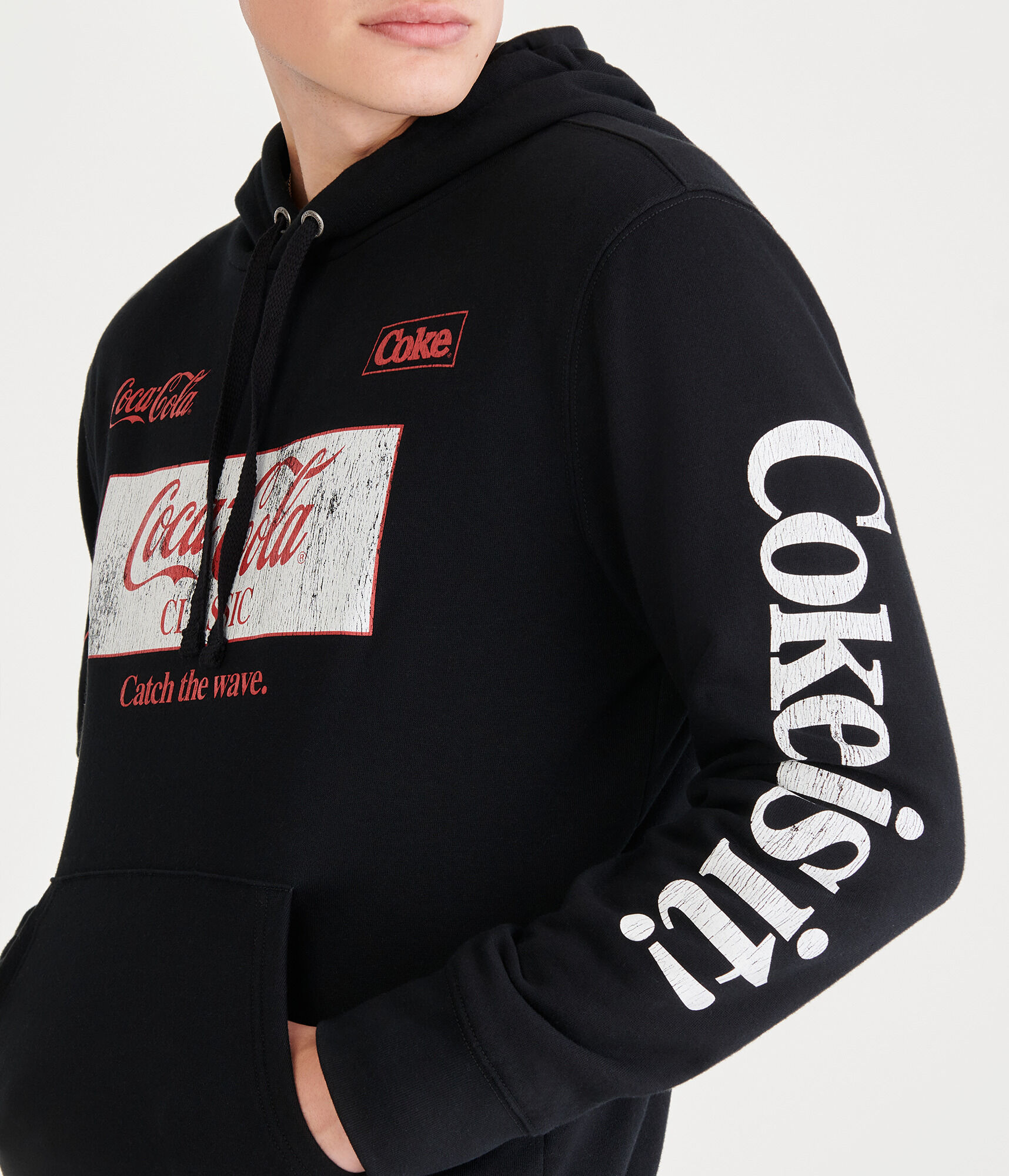 Sweater Pullover Champion Coca Cola Hoodie Black Coca-Cola® By