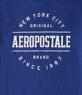 Aeropostale NYC Circle Appliqué Graphic Tee
