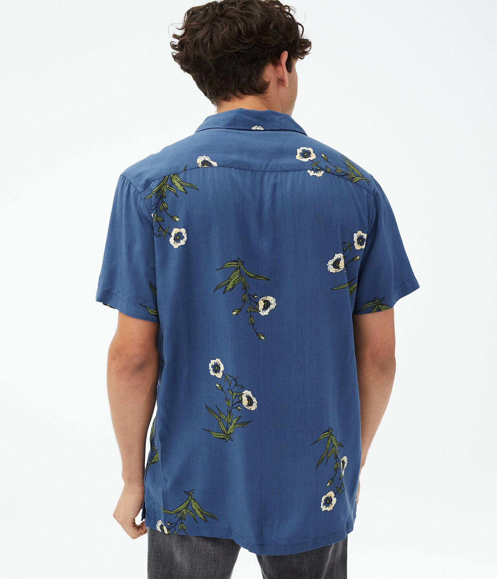 Floral Button-Down Resort Shirt