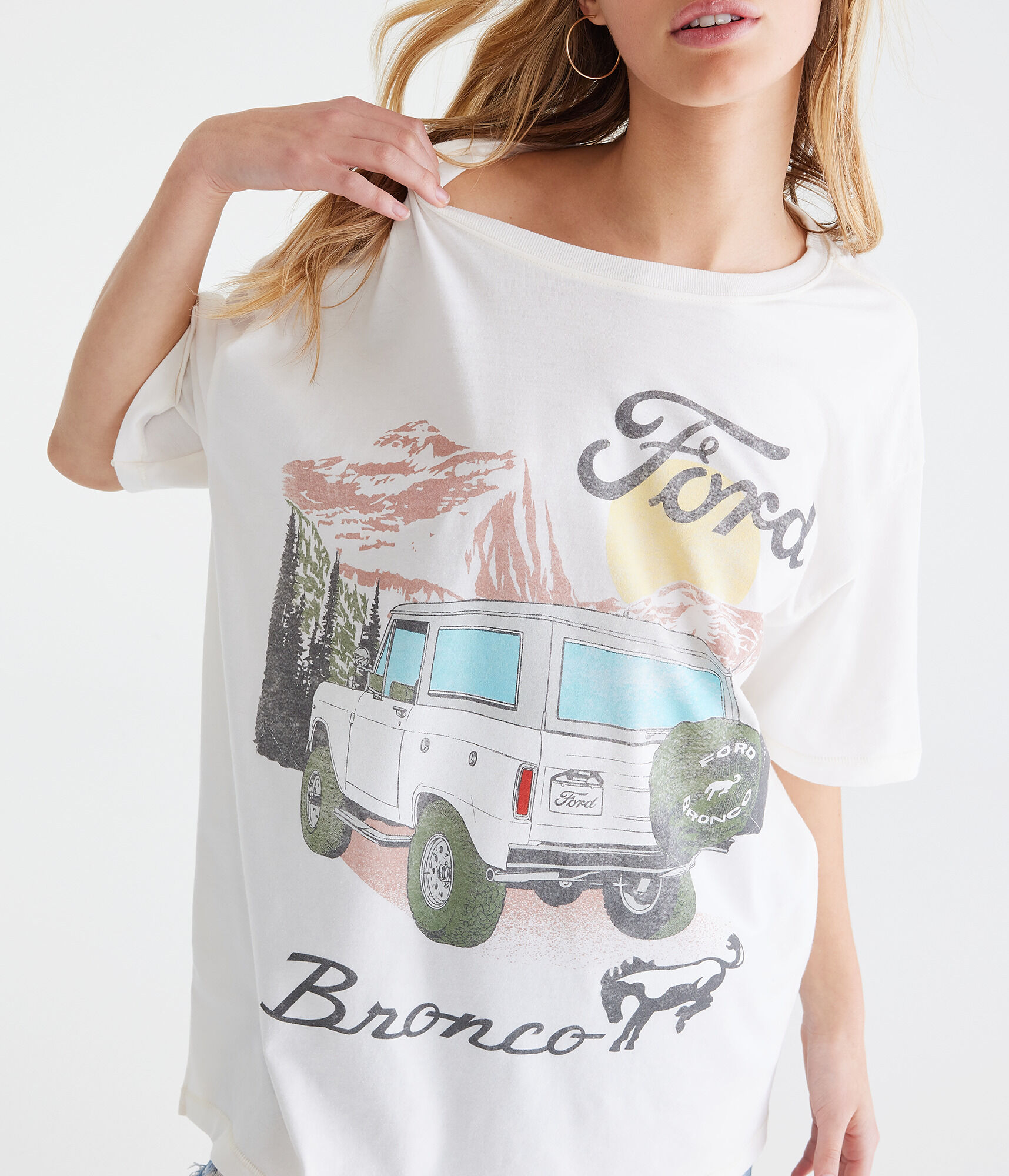 Ford Bronco Oversized Graphic Tee