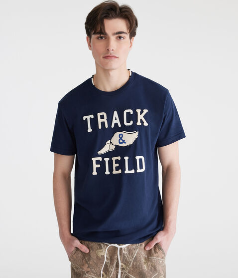 Track & Field Appliqué Graphic Tee Track & Field Appliqué Graphic Tee