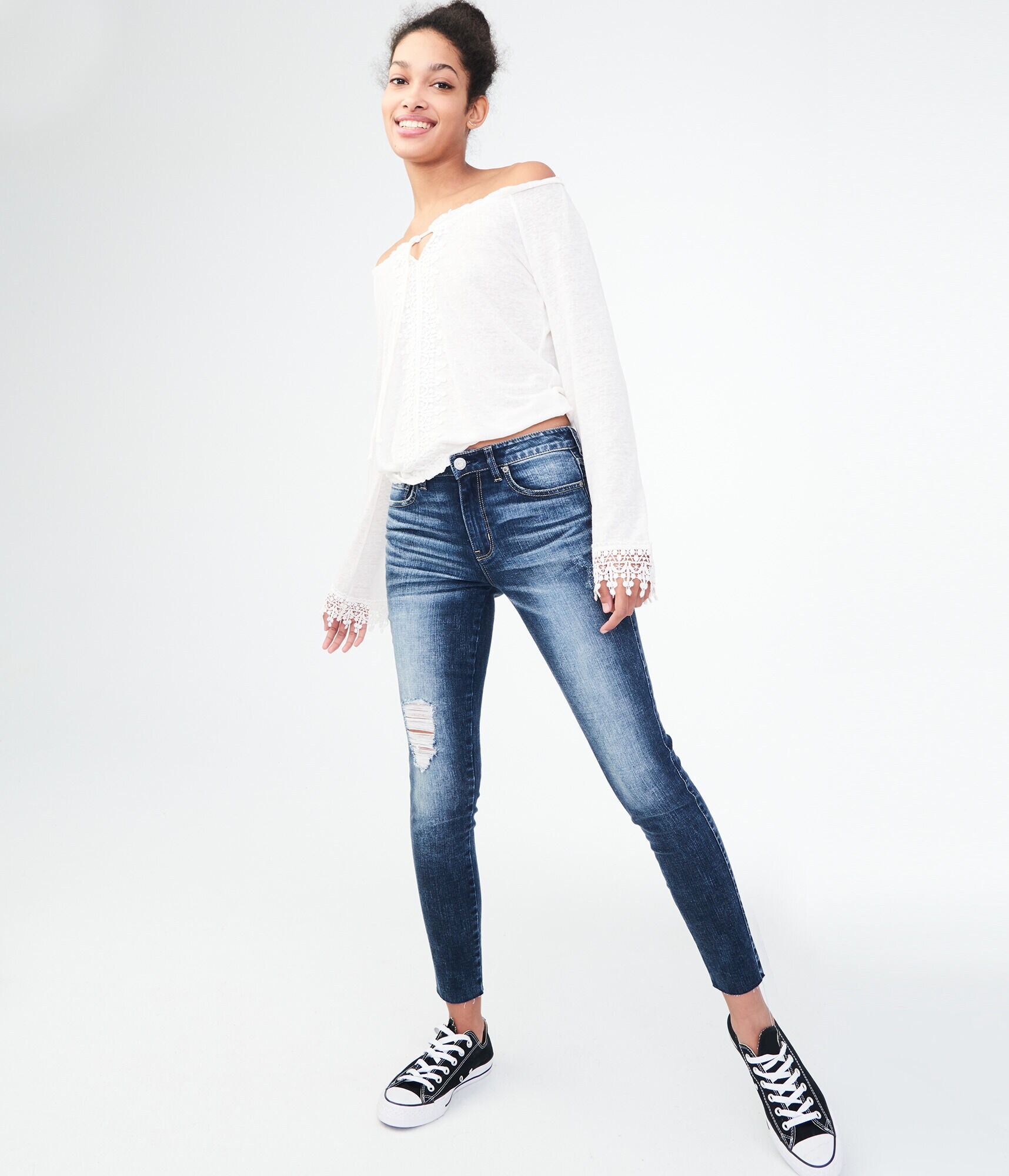 aeropostale seriously stretchy high waisted jegging