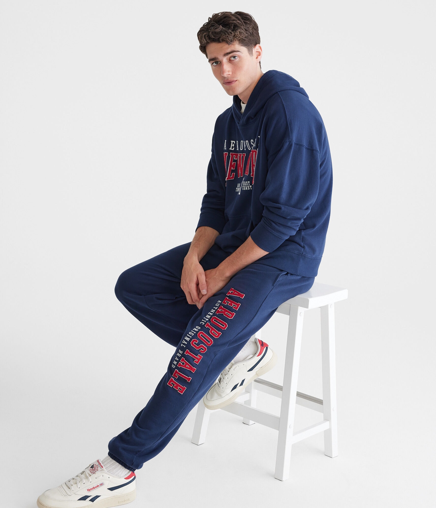 Aeropostale Vertical Logo Jogger Sweatpants