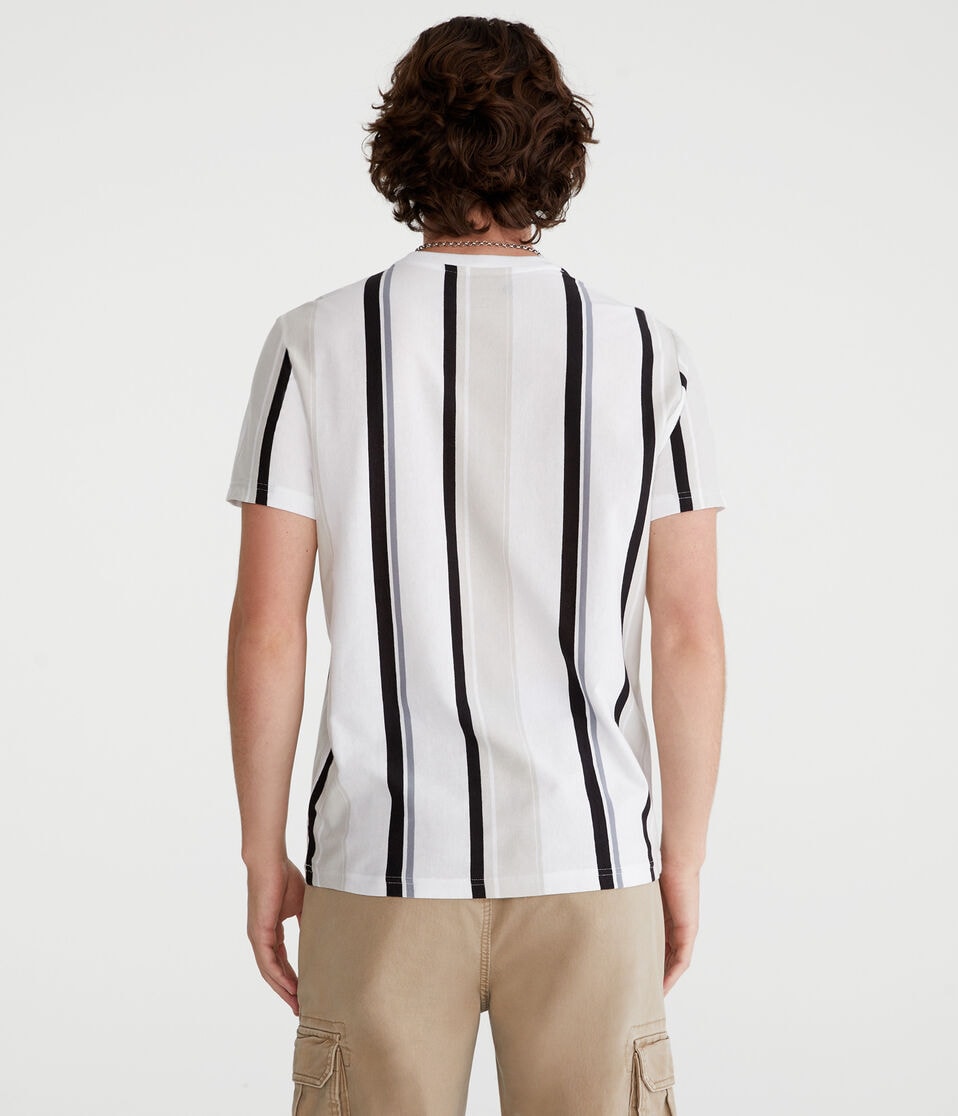 Aero Vertical Stripe Graphic Tee