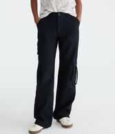 Mid-Rise Straight Utility Cargo Pants
