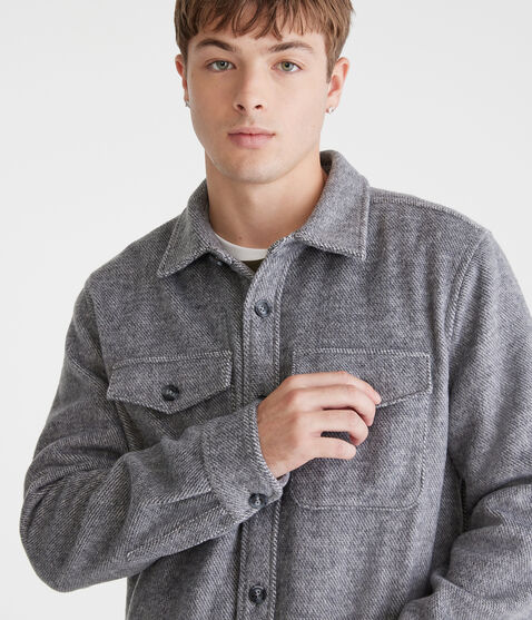 Unlined Heavyweight Flannel Shacket Unlined Heavyweight Flannel Shacket