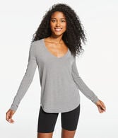 Long Sleeve Seriously Soft V-Neck Tee