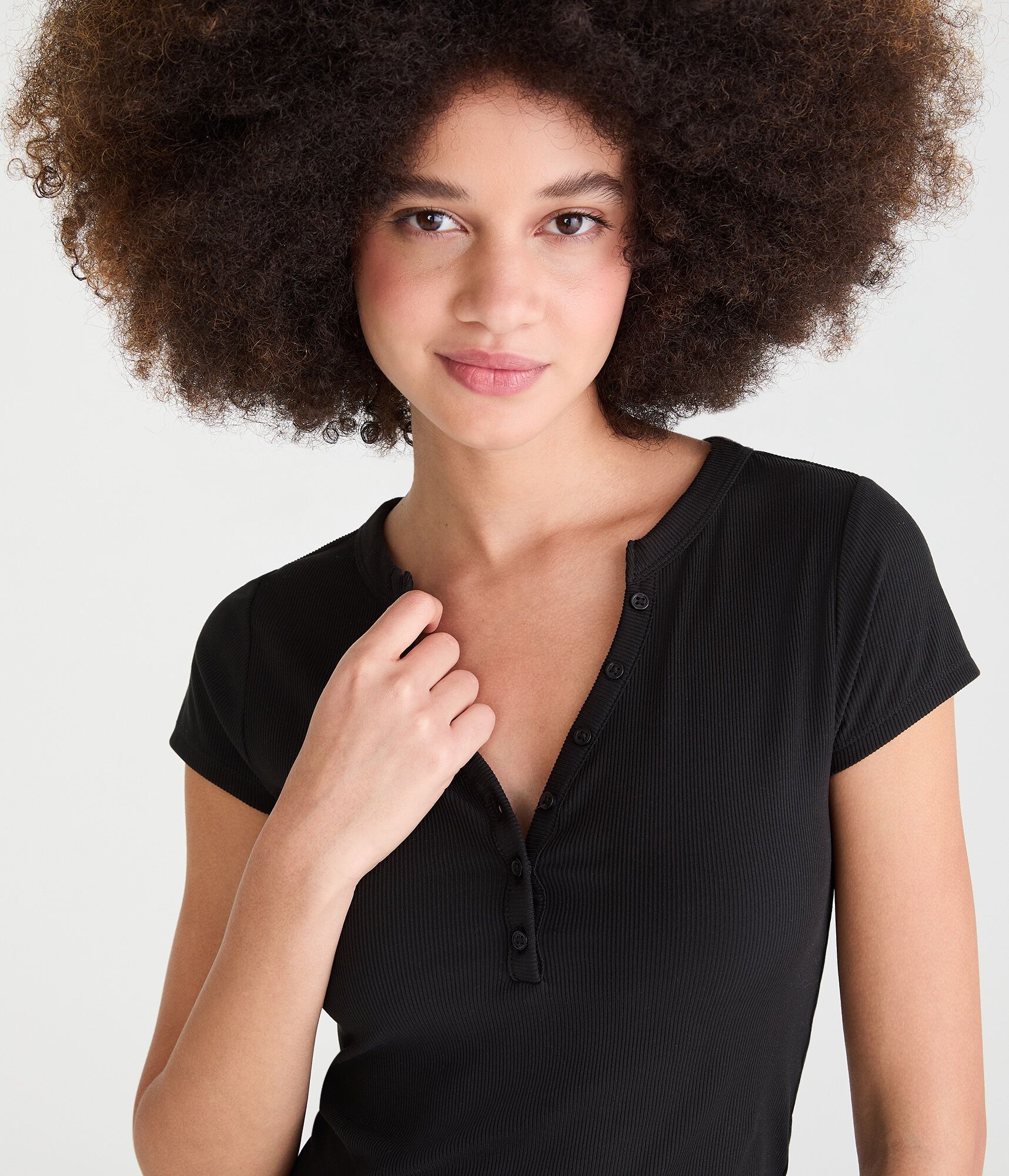 Buttery Soft V-Neck Henley