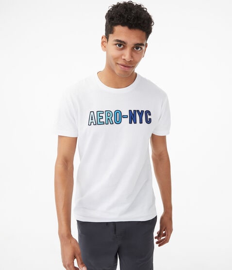 Ombré Aero-NYC Appliqué Graphic Tee Ombré Aero-NYC Appliqué Graphic Tee