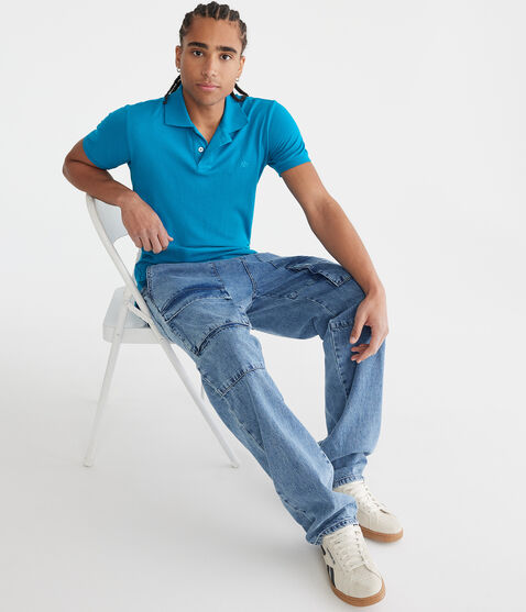 Tonal A87 Logo Piqué Polo Tonal A87 Logo Piqué Polo