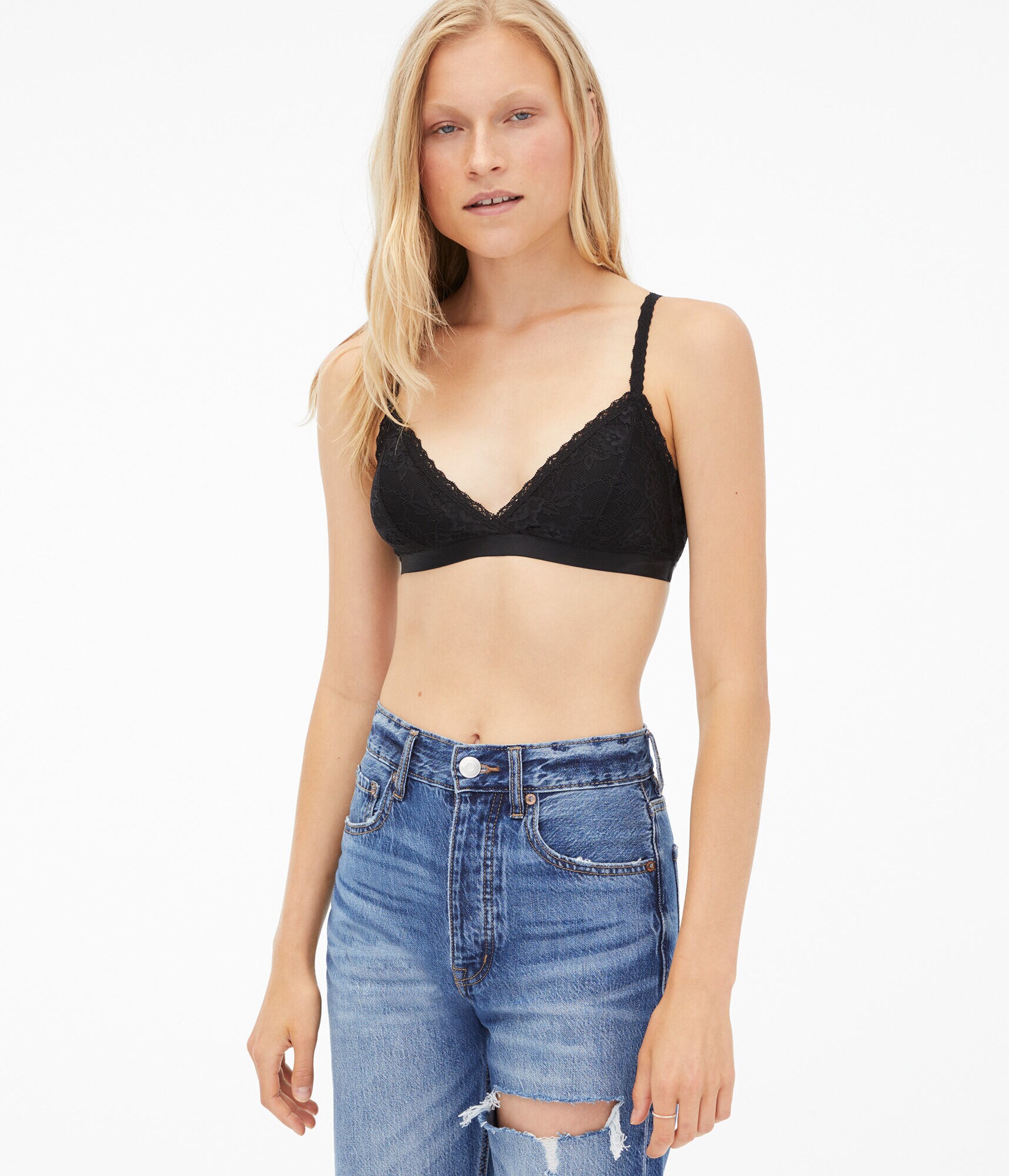 Delicate Lace Triangle Bralette