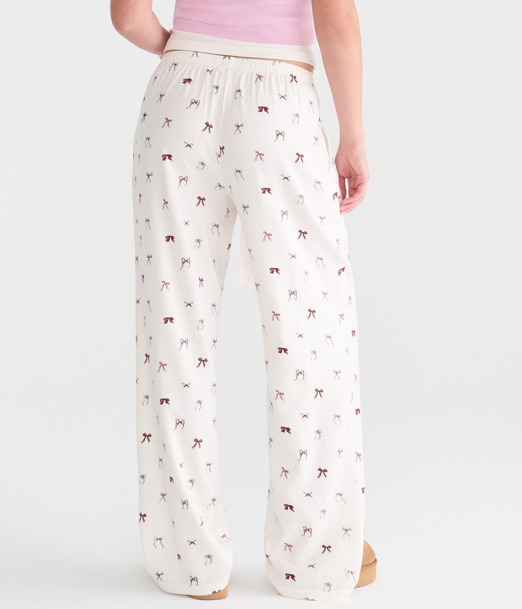 Bows Flannel Sleep Pants