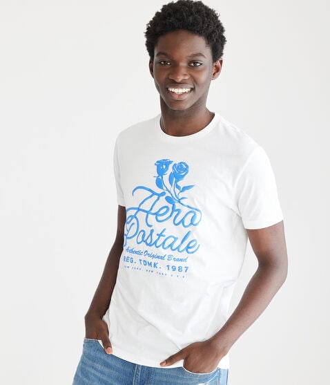 Aeropostale Rose Graphic Tee Aeropostale Rose Graphic Tee