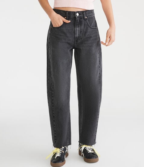 Mid-Rise Barrel Leg Jean Mid-Rise Barrel Leg Jean