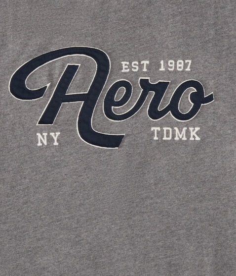 Aero Script Appliqué Graphic Tee Aero Script Appliqué Graphic Tee