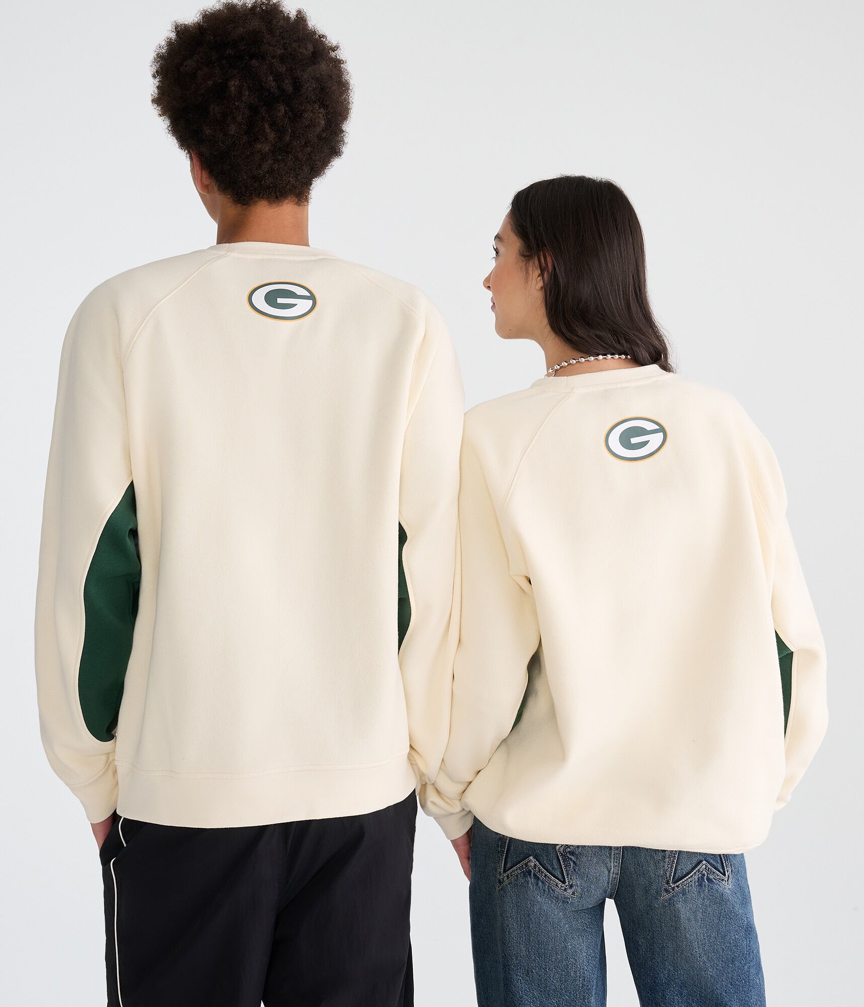 Green Bay Packers Colorblock Crew Sweatshirt