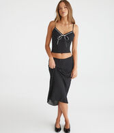 Polka Dot Maxi Skirt