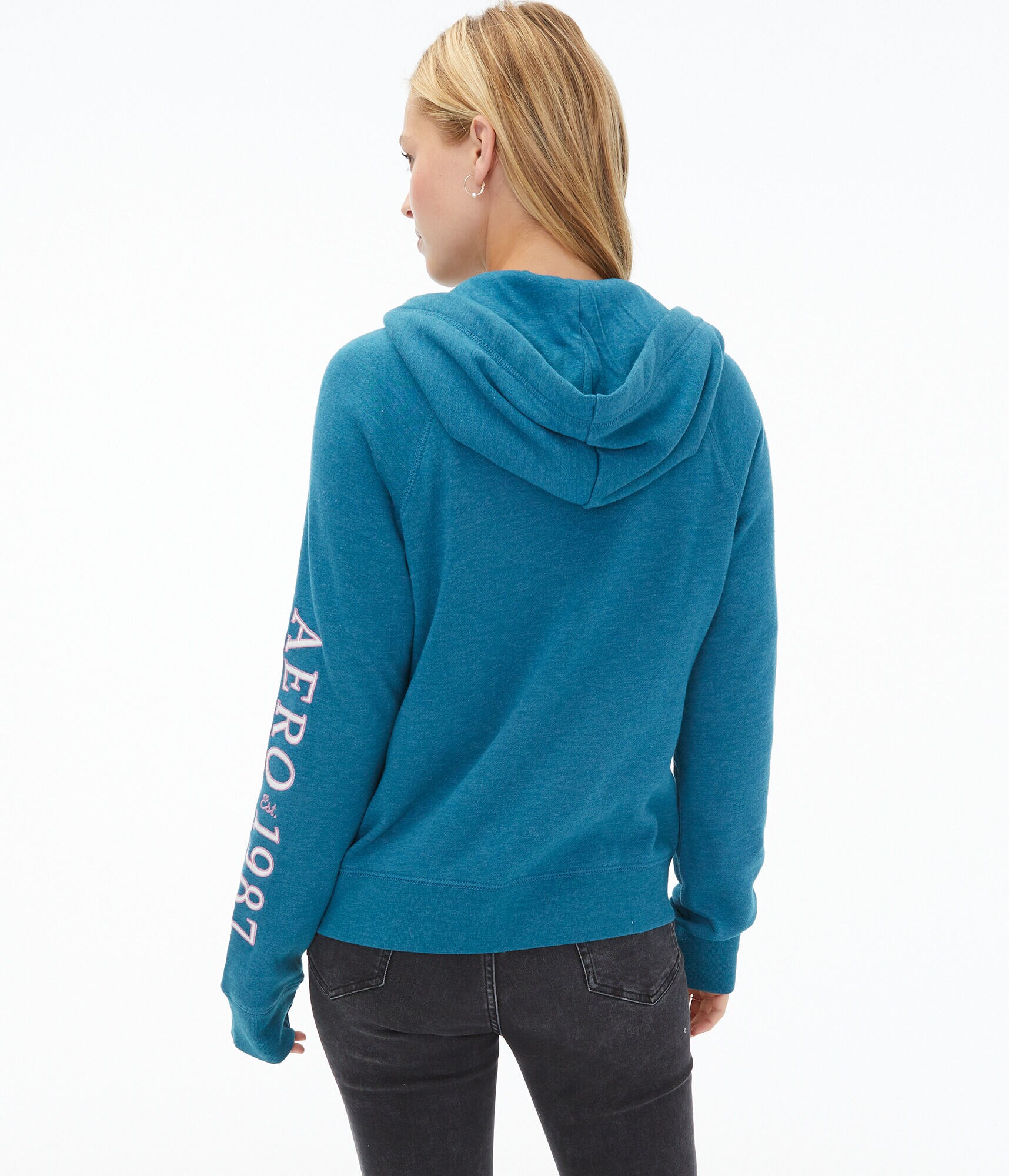 Aero 1987 NYC-Cali Full-Zip Hoodie