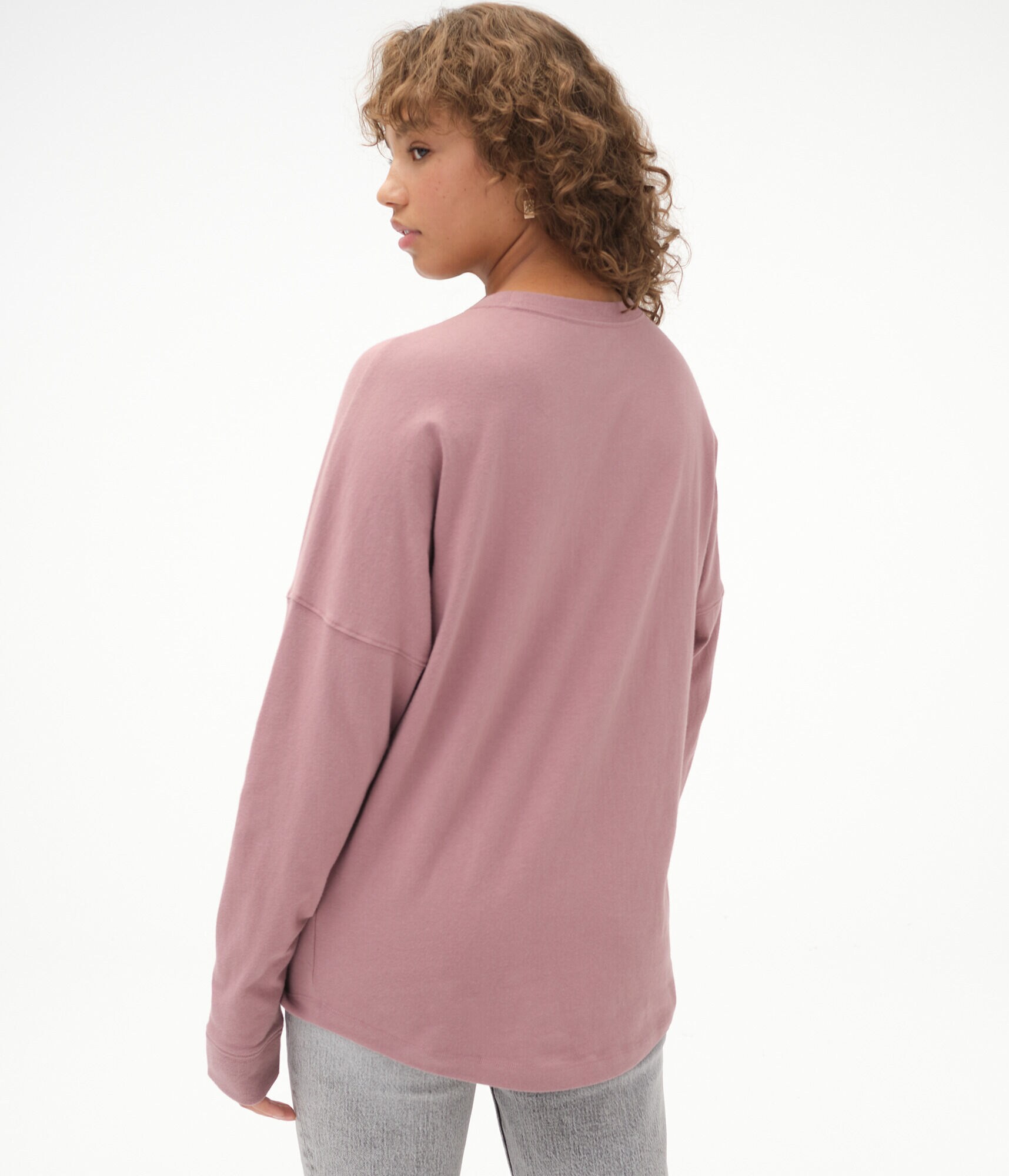 Long Sleeve Aero New York Boyfriend Graphic Tee