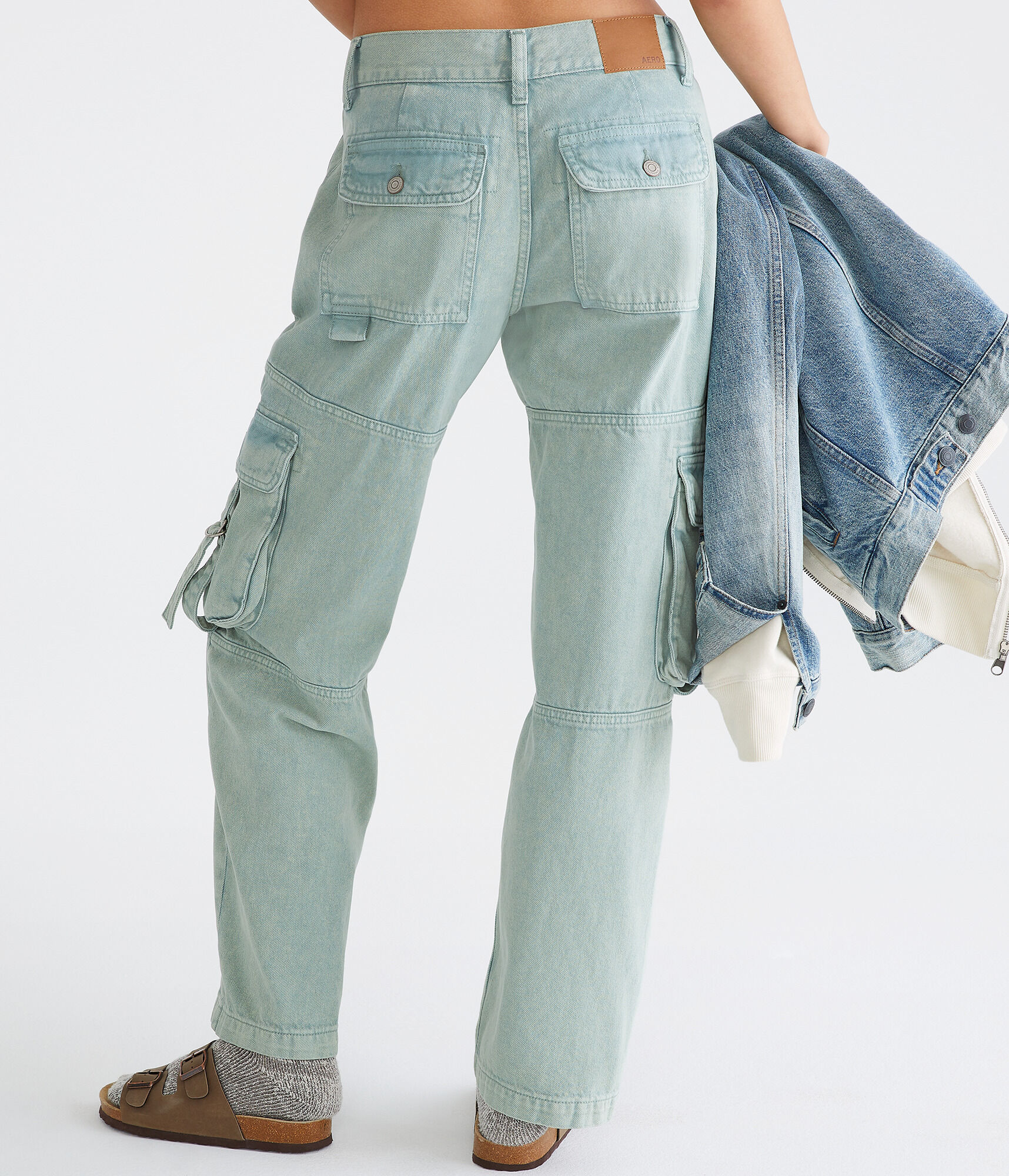 MLB korea■新作*W's Low-Rise Cargo Flared Pants Low-Rise Flare Cargo Pants