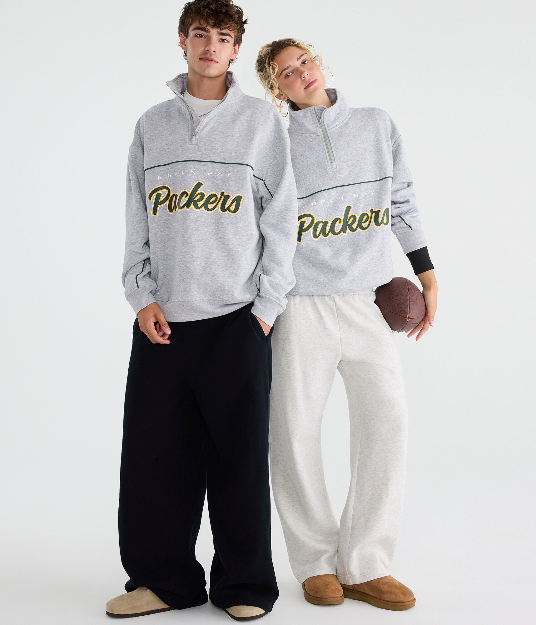 Green Bay Packers Quarter-Zip Sweatshirt