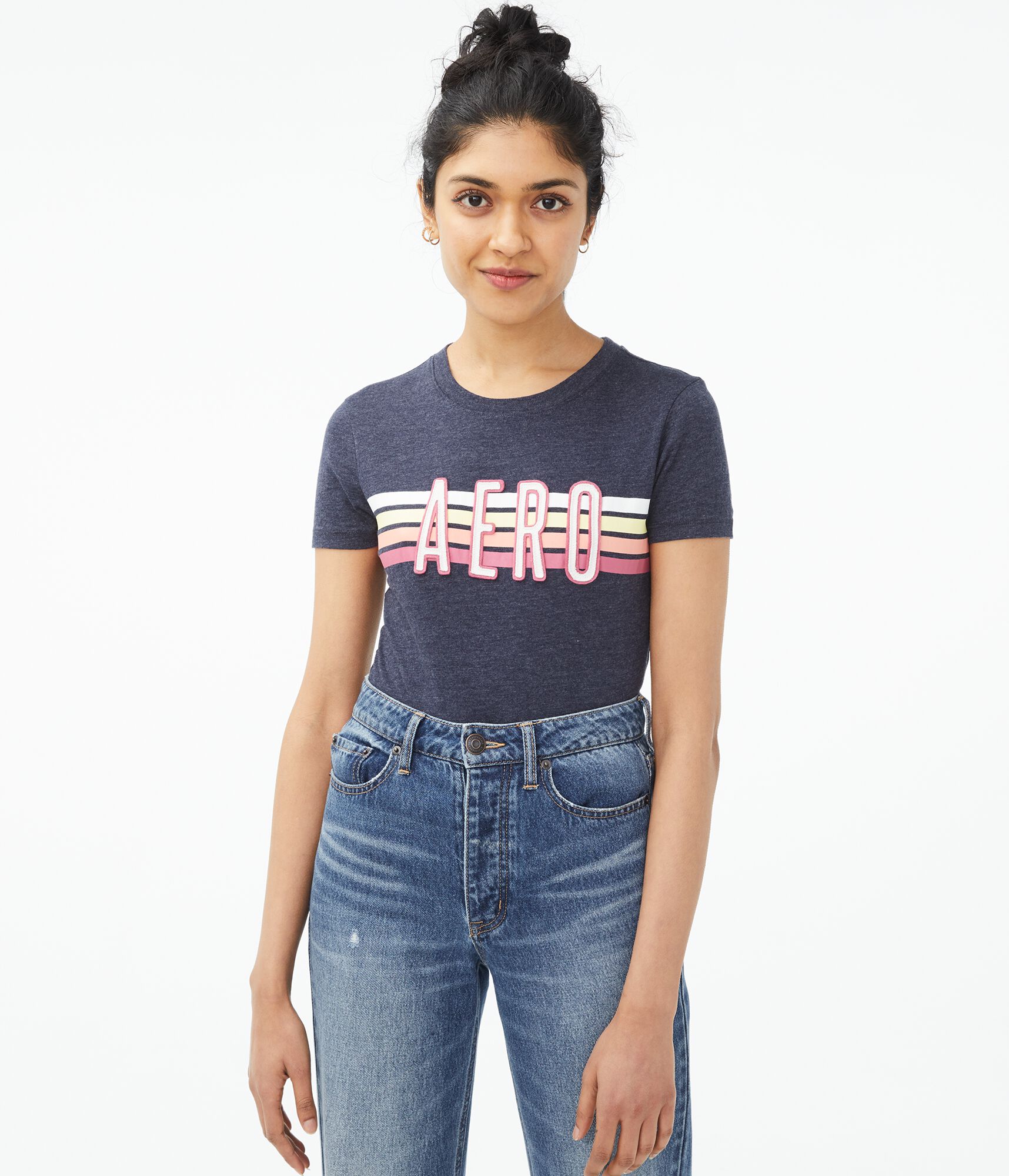 Aero Stripes Graphic Tee