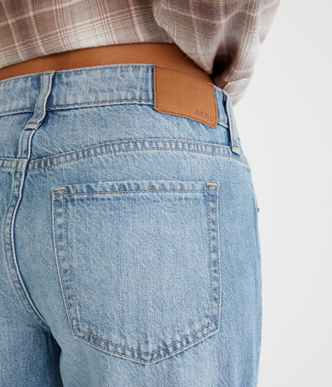 Low-Rise Baggy Flare Jean