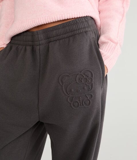 Hello Kitty | Aero Tonal Teddy Jogger Sweatpants Hello Kitty | Aero Tonal Teddy Jogger Sweatpants