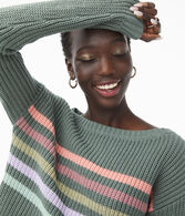 Striped Cropped Sweater