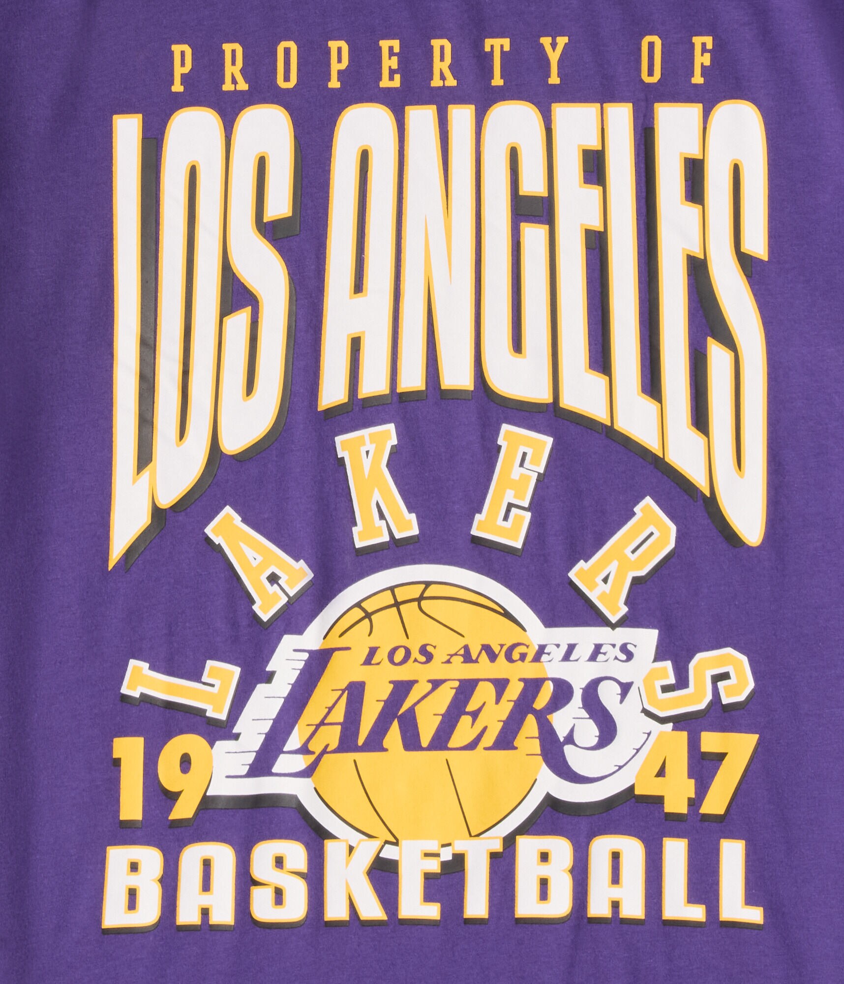 Property Of Los Angeles Lakers Relaxed Graphic Tee