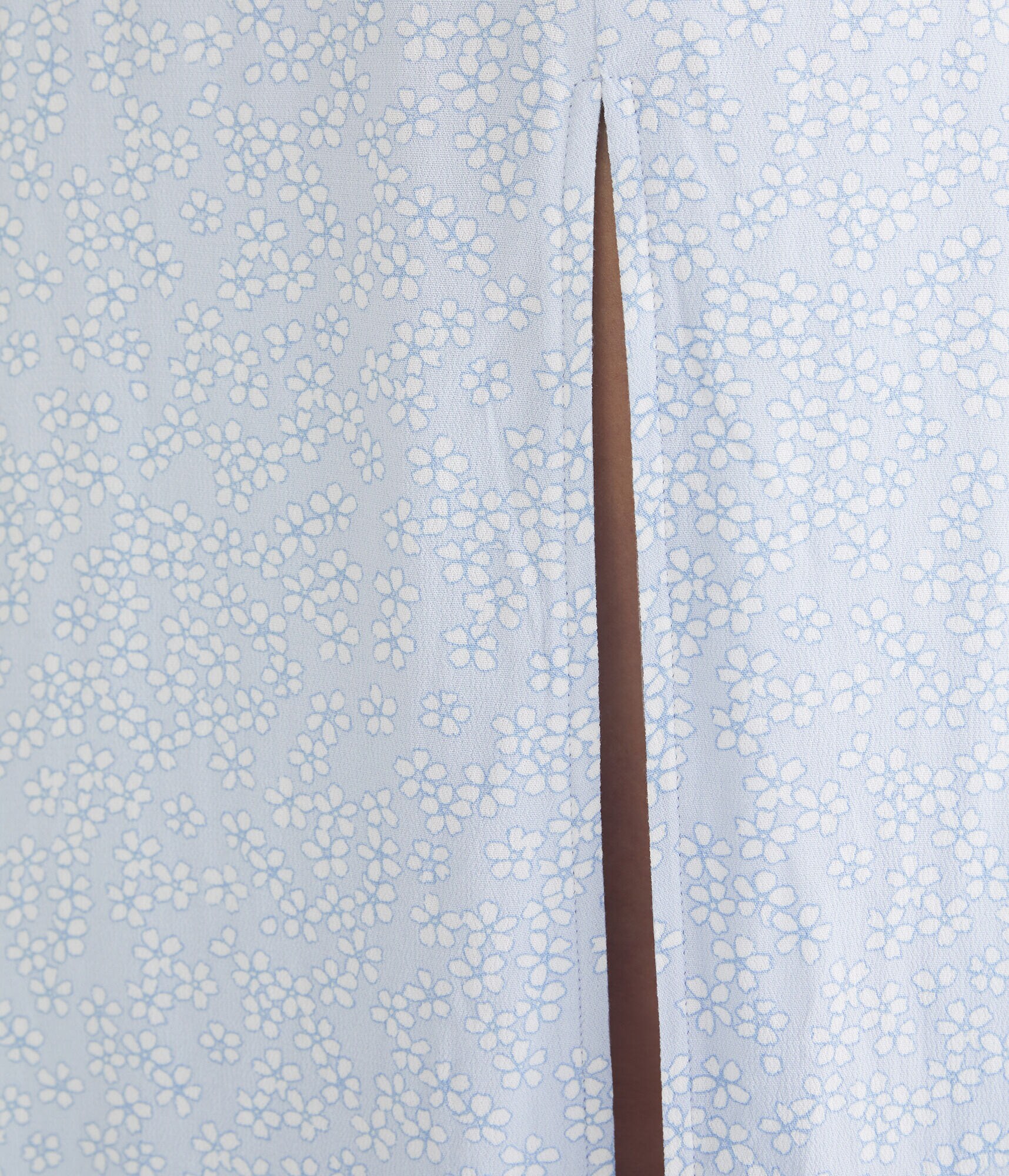 Floral Strapless Midi Sheath Dress