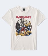 Iron Maiden Number Of The Beast Relaxed Graphic Tee