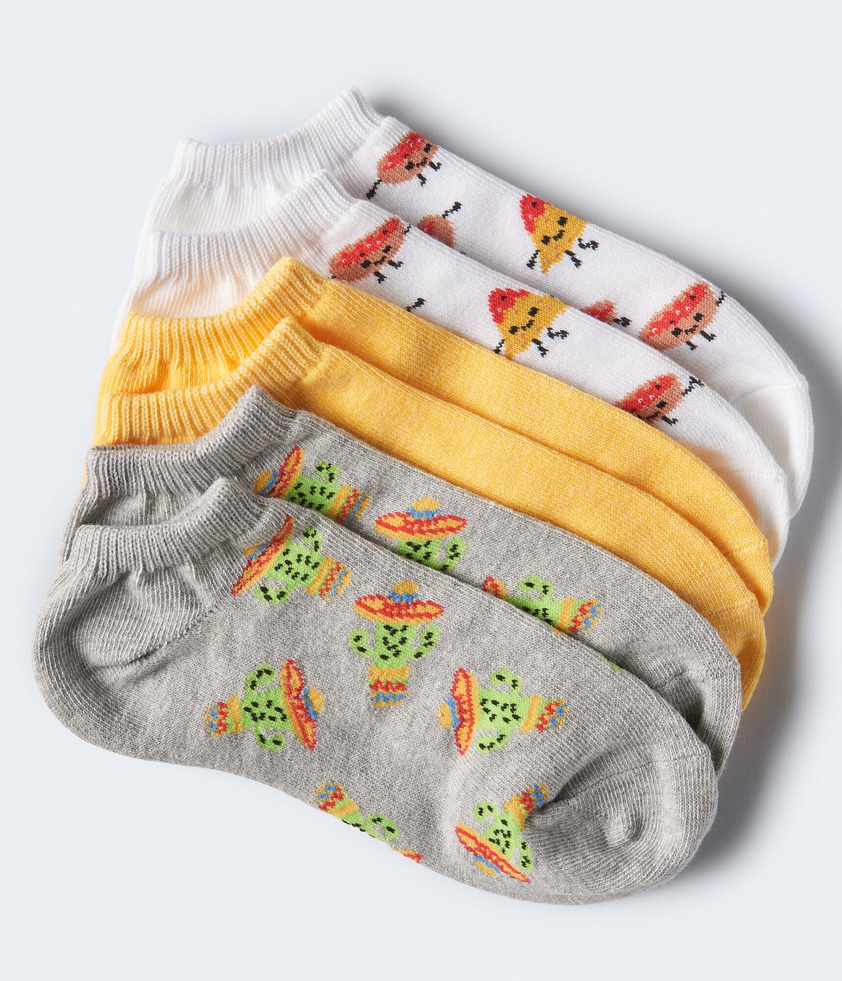 Chips &amp; Salsa Ankle Sock 3-Pack***