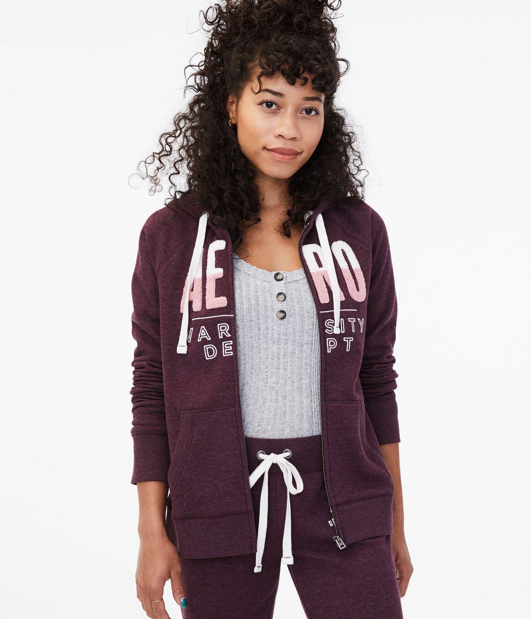 Aero Varsity Dept Full-Zip Hoodie