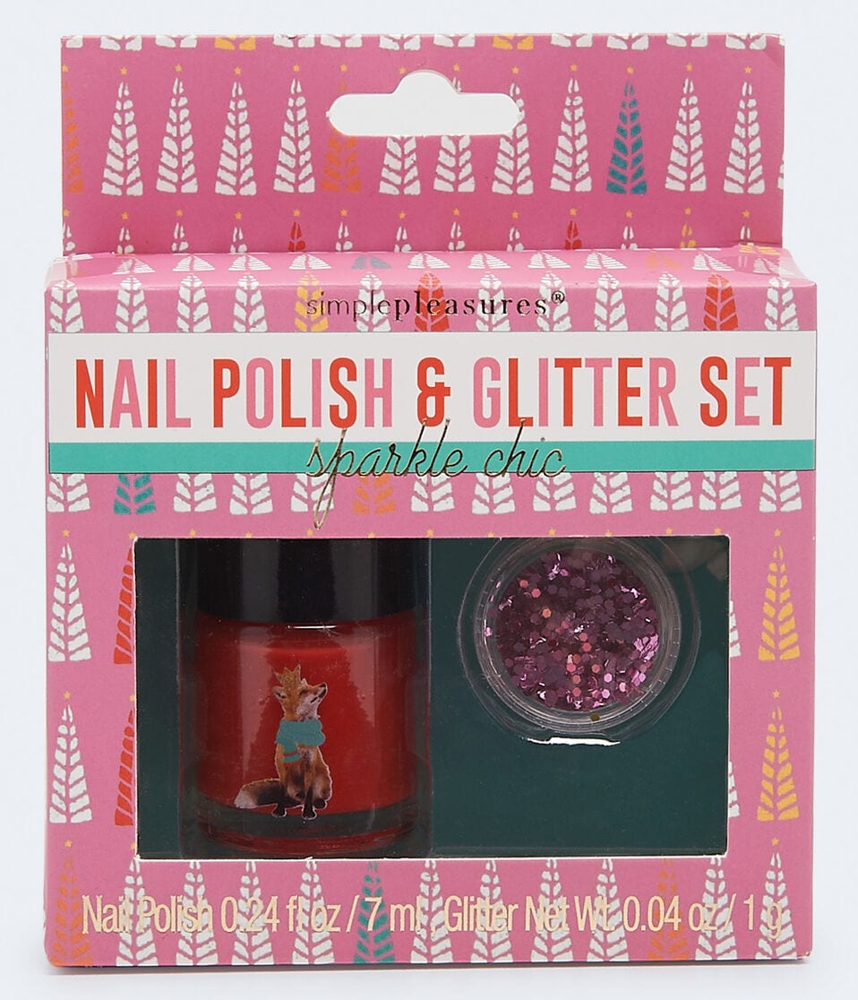Nail Polish & Glitter Set