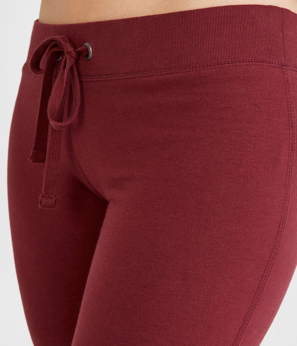 Solid Fit & Flare Sweatpants