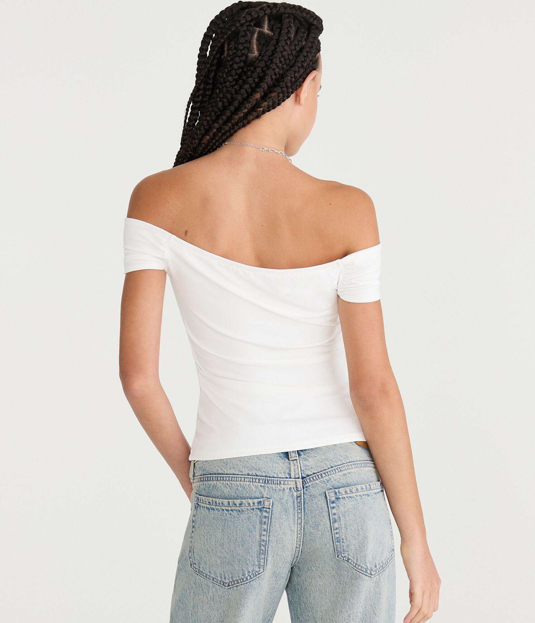 Asymmetrical Off-The-Shoulder Top